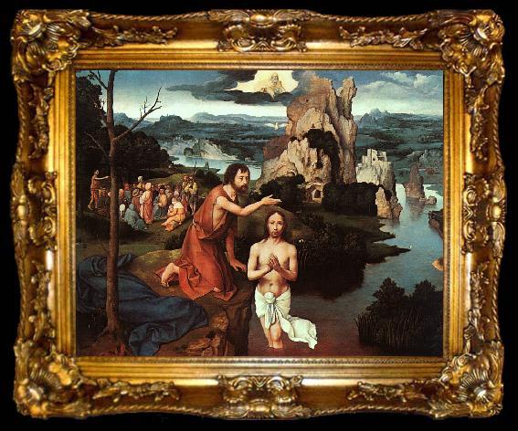 framed  Joachim Patenier The Baptism of Christ 2, ta009-2